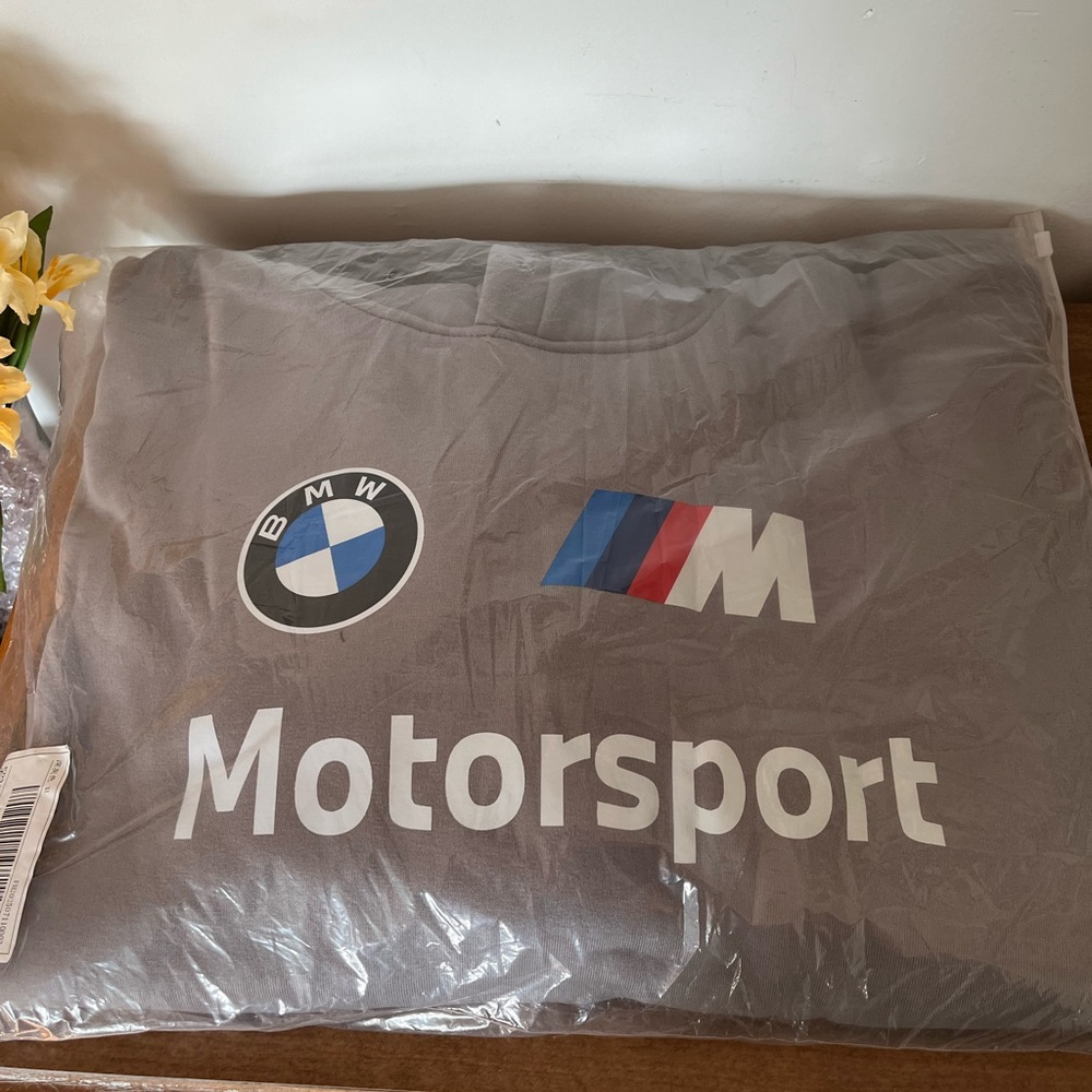 BMW Motorsport Gray Hoodie Sweatshirt